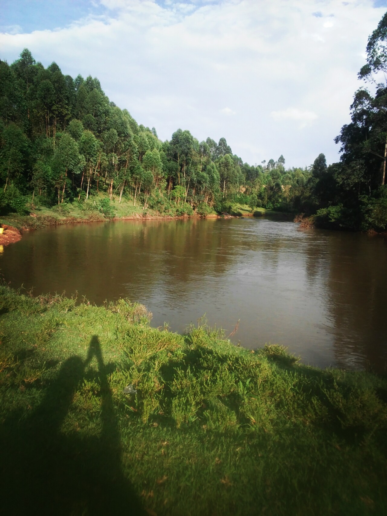 River Kipranye in the Kericho-Bomet tea highlands, Kenya
