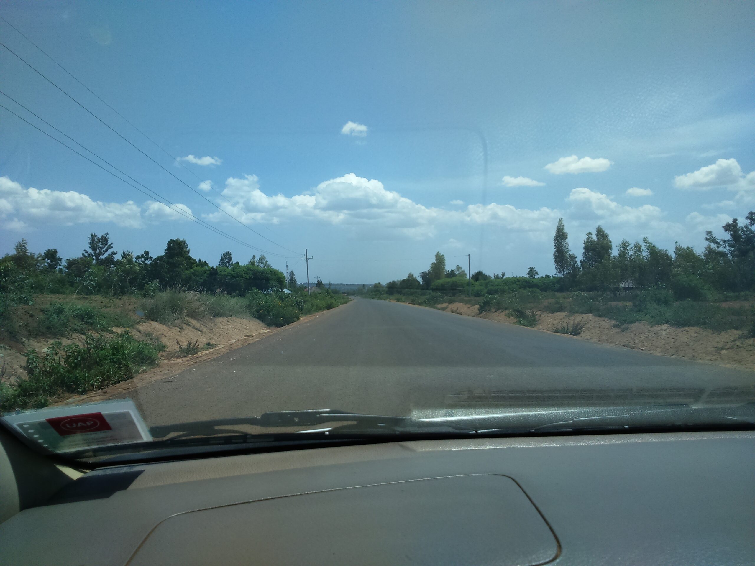 Road near Nyang'oma Kogelo, Siaya County, Kenya