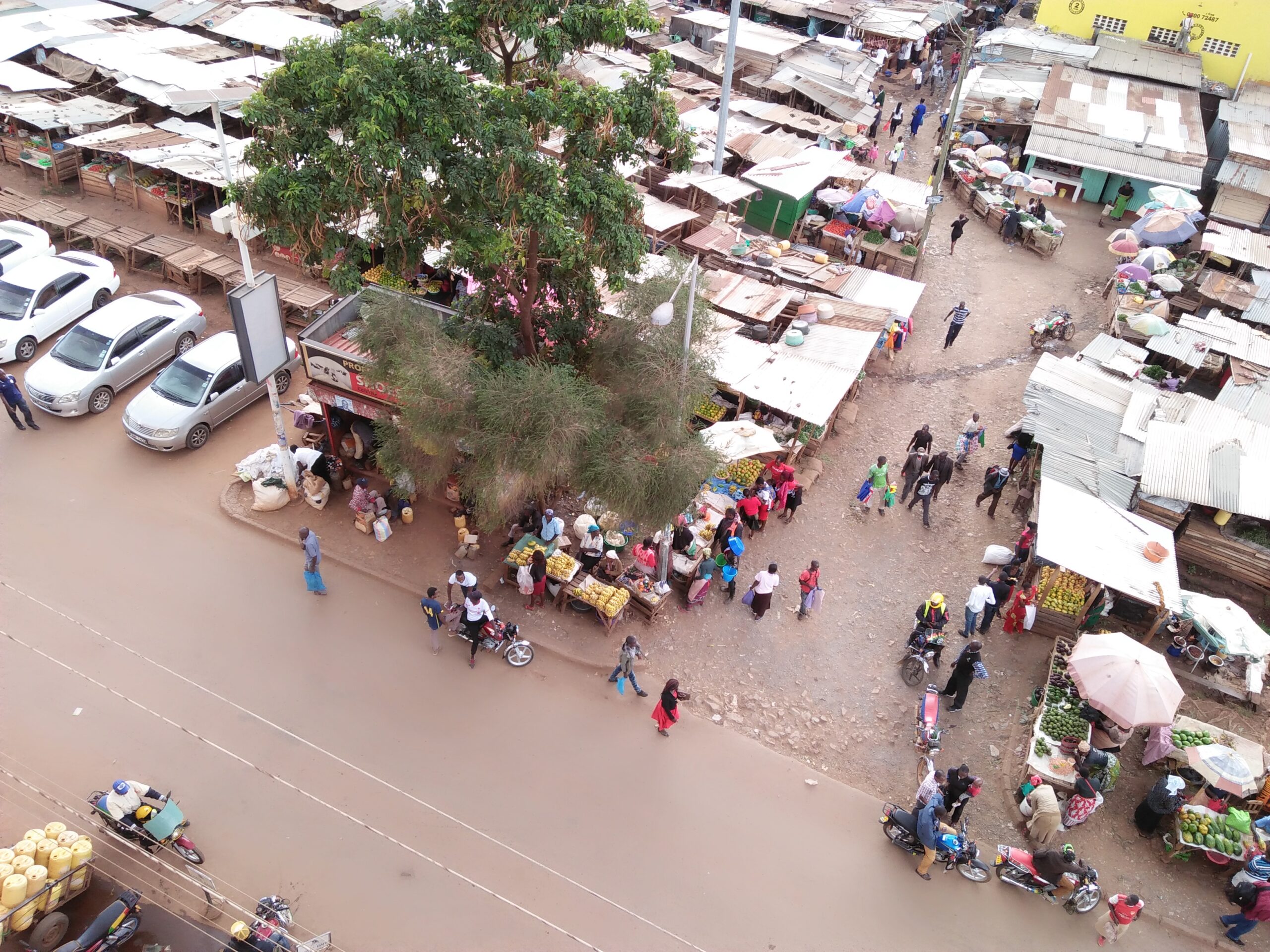 Marikiti Market in Kisii town, Kenya