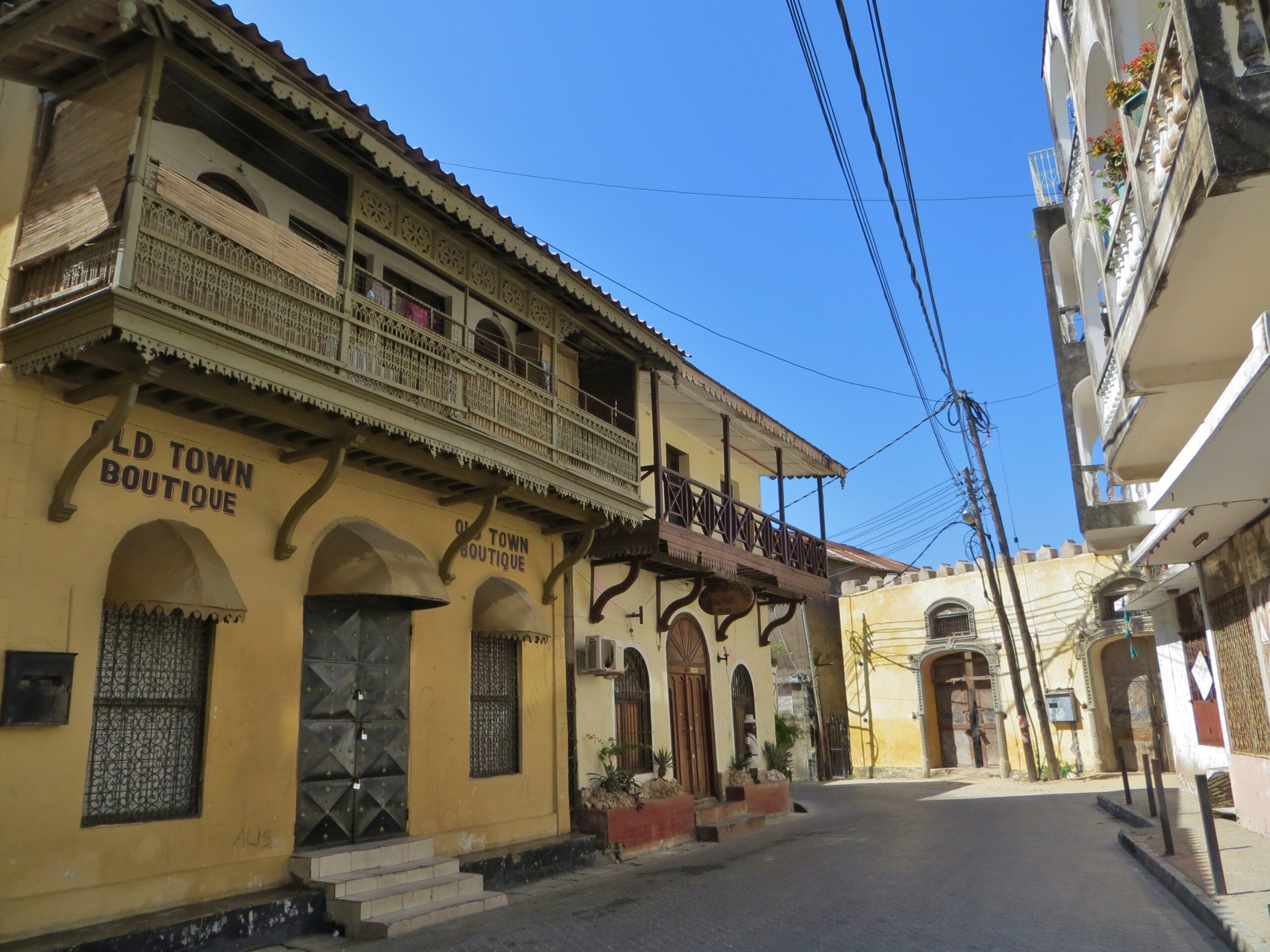 A view of Mombasa Old Town, Kenya